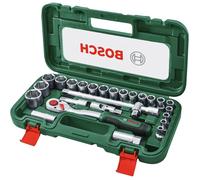 Bosch Juego de llaves de carraca de 1/2 pulgada - 26 piezas