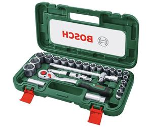 Bosch Juego de llaves de carraca de 1/2 pulgada - 26 piezas