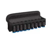 Bosch Juego de 9 llaves de vaso Pro Impact (31 x 28 mm, accesorios profesionales para taladro y destornillador)