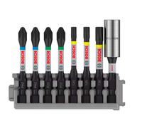 Bosch Professional Juego de puntas Pick and Click 8 piezas control de impacto T/PZ/PH 25 mm