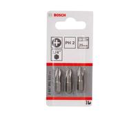 Bosch 2 607 001 511 - Punta de atornillar extra dura - PH 2, 25 mm (pack de 3)