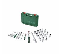 Bosch Juego de trinquete de 57 piezas 1/4 + 1/2