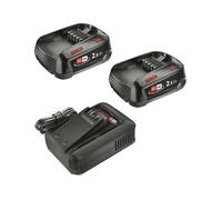 Bosch Kit de inicio 18V con 2 baterías de 2,5 Ah y cargador