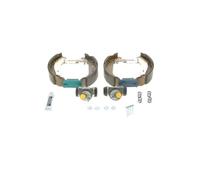 Bosch KS201 Kit Super Pro Kit de freno trasero de tambor 1 juego completo premontado