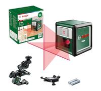 Bosch Láser de líneas cruzadas Quigo - Autonivelante con abrazadera universal MM2