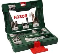 Bosch Maletín de 48 V-Line unidades para taladrar y atornillar (con barra imantada, para madera, piedra y metal, Accesorios herramientas de perforación y atornillado)