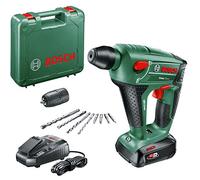 Bosch Martillo perforador AKU 18V – 1x batería 2,5 Ah, cargador (060395230F)