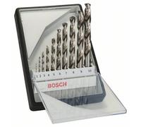 Bosch Metallbohrer-Set Robusto Line Hss-G , din 135 , 135 °, 10-teilig, 1-10MM