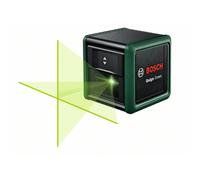 Bosch Nivel láser de líneas cruzadas Quigo MM 2 – Láser verde, pinza universal