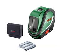 Bosch nivel láser de líneas cruzadas UniversalLevel 2 (láser de líneas cruzadas, incl. puntos de plomada para una alineación precisa y una transferencia sencilla)