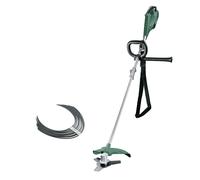 Bosch - Pack Desbrozadora Eléctrica + 10 Hilos extrafuerte (3,5 mm) - AFS 23-37 - 950W, Ø hilo 37cm, Ø cuchilla 23 cm, Incluye Cuchilla de 3 Hojas y Bobina de Hilo Extrafuerte Ø 3,5 mm Diy