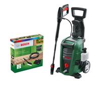 Bosch - Pack Hidrolimpiadora + Kit de Limpieza de coches - UniversalAquatak 125 - 1500W, 125 bar, 360 l/h, con Boquilla 3 en 1 y Lanza Diy 437 x 362 x 360 mm.