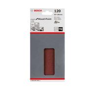 Bosch - Papel de lija P120, 93x186 mm, 10 uds. 2608605306