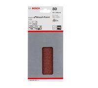 Bosch Hojas lijadoras 2 608 605 304 – 93 x 186 mm, grano 80 – Juego de 10 hojas