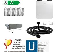 BOSCH Paquete de ventilación para viviendas BOPA VE1 V5001 C 260, Juego de consolas de pared - 7739621979