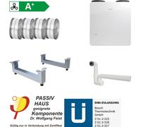 BOSCH Paquete de ventilación para viviendas BOPA VE7 V5001 C 450, Juego de soportes para suelo - 7739621985