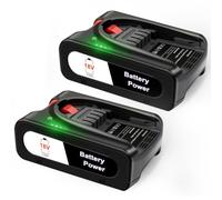 BOSCH PBA - Batería de repuesto de 5000 mAh y 18 V para cargador y batería de repuesto de alta capacidad BOSCH BPA, paquete de 2