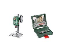 Bosch PBD 40 - Taladro de columna, caja de cartón, 710 W + Set de accesorios X-line, 30 unidades
