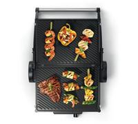Bosch - Plancha grill TCG4104 de 1800 W con placas reversibles acanalada y lisa, superficie 328 x 238 mm, color rojo Red Medium
