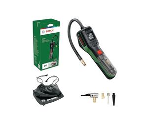 Bosch PNEO Bomba neumática a batería (Incl. Set de adaptadores de presión, batería de 4V y Bolsa de Tela)