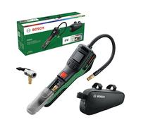 Bosch PNEO Bomba neumática a batería (incl. set de adaptadores de presión, batería de 4V y bolsa para bicicleta)