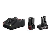 Bosch Professional Set inicial de baterías 12V: GBA 12V 2.0Ah + GBA 12V 4.0Ah + cargador GAL 12V-40