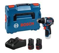 Bosch PRO 12V taladro/atornillador a batería GSR 12V-32 (KickBack control óptimo, motor Brushless sin escobillas, incl. 2x 3,0 Ah batería, GAL12V-40, L-BOXX)