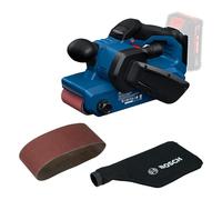 Bosch Lijadora de banda a batería GBS18V-75 Pro 18V System grano 80, bolsa para polvo
