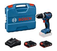 Bosch PRO 18V System Taladro percutor a batería GSB18V-52 (in BA 18V 2.0Ah, GAL 18V-20, L-case)