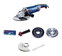 Bosch Professional Amoladora angular GWS 24-230 JZ 2400 W con accesorios (incl. llave y empuñadura)