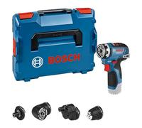 Bosch PRO Atornillador a batería GSR 12V-35 FC | El taladro/atornillador más versátil con motor sin escobillas y sistema de accesorios FlexiClick en la categoría de 12 V