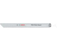 Bosch PRO Pallet S1135VFR - Hoja de sierra sable para reparación (acero, madera con clavos, longitud 225 mm, accesorio profesional)