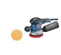 Bosch PRO Lijadora excéntrica GEX 40-150 | La lijadora excéntrica de 150 mm de alto rendimiento para acabados profesionales GEX 40-150 + Caja de cartón.
