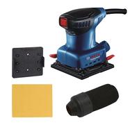 Bosch Professional Lijadora orbital GSS 140 – 220 W, bolsa para polvo, placa punzonadora