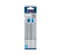 Bosch Hoja de sierra de calar T321AF – 132 mm para tubos y perfiles de metal, 2 unidades
