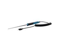 Bosch PRO sonda de temperatura (tipo K) Immersion (-40°C a +400°C, punta de acero inoxidable sellada, cable de 500 mm extensible hasta 2000 mm, empuñadura ergonómica)