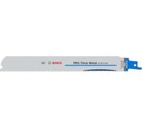 Bosch 25 hojas de sierra sable PRO Thick Metal S1137HBF precise (para tubos y perfiles de metal, metales no ferrosos, longitud 225 mm, accesorio profesional sierra de sable)