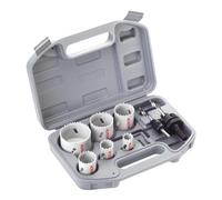 Bosch Profesional 2608580868 Juego de 9 copas sierra bimetálicas HSS para electricista 20/25/35/40/51/68 mm