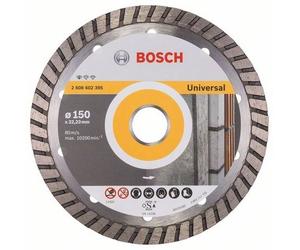Bosch Profesional - Disco De Corte Diamante Estándar Para Universal Turbo (Piedra, 150 X 22.23 2.5 10 Mm, Accesorios Amoladoras Angulares)
