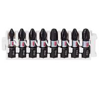 Bosch Profesional Set de 8 Puntas de atornillar Control Pick and Click, Accesorio para Taladro de Impacto, 25 mm