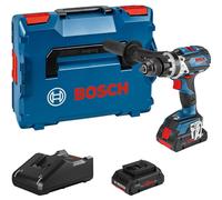 BOSCH Professional 06019G030B: Juego de taladro atornillador de impacto inalámbrico BOSCH Professional GSB 18V-110 C, 18,0 V, con 2 baterías