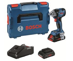 BOSCH Professional 06019L5002: Juego de taladro atornillador percutor inalámbrico BOSCH Professional GDS 18V-330 HC, 18,0 V, con 2 baterías