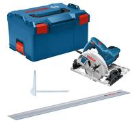 BOSCH Professional 0615990M91: Set de sierra circular manual BOSCH Professional GKS 55+ GCE + FSN 1400, 1.350 W