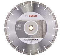 Bosch Professional 1 x Disco Tronzador de Diamante Standard for Concrete, para Hormigón, Hormigón Poroso, Ø 300 x 20/25.40 x 2.8 x 10 mm, Accesorios para Sierras de Mesa, Sierras a Gasolina