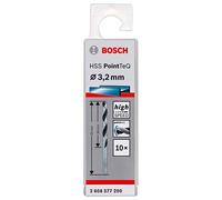 Bosch Professional Brocas helicoidales HSS PointTeQ 10 piezas para metal 3,2 x 36 x 65 mm