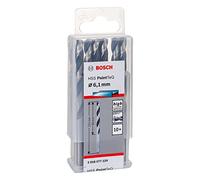 Bosch Professional 10 brocas helicoidales HSS PointTeQ, para metal, 6.1 x 63 x 101 mm, accesorio de taladro