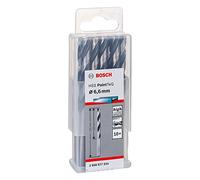 Bosch Professional 10 brocas helicoidales HSS PointTeQ, para metal, 6.6 x 63 x 101 mm, accesorio de taladro
