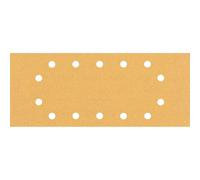 Bosch Professional 10 x Lijas Expert C470 con 14 agujeros, para Madera dura, Pintura sobre madera, 115 x 280 mm, Grano 100, Accesorios Lijadora orbital