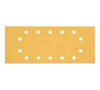 Bosch Professional 10 x Lijas Expert C470 con 14 agujeros, para Madera dura, Pintura sobre madera, 115 x 280 mm, Grano 120, Accesorios Lijadora orbital