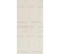 Bosch Professional 10 x Mallas de lija Expert M480, para Madera dura, Pintura sobre madera, 93 x 186 mm, Grano 240, Accesorios Lijadora orbital